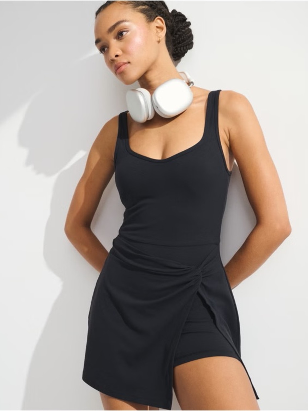NWT YPB studioFLEX Twist Mini Dress